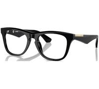 Burberry Uomo BE2409 3001 Montature da vista Acetato Nero Trasparente Squadrata Normale