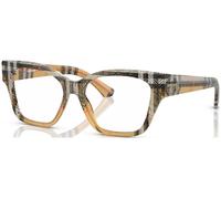 Burberry Donna BE2420 4146 Montature da vista Acetato Marrone Trasparente Cat Eye Normale