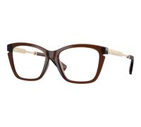 Burberry Donna Burberry BE2427U 4116 Montature da vista Iniettato Marrone Cat Eye Normale