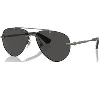 Burberry Donna BE3151 131687 Occhiali da sole Metallo Grigio Grigio Pilot Normale