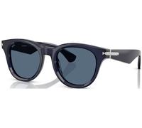 Burberry Uomo BE4439 412080 Occhiali da sole Acetato Blu Blu Rotonda Normale