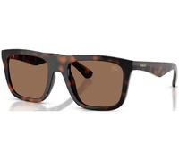 Burberry Uomo BE4458U 300273 Occhiali da sole Iniettato Marrone Marrone Squadrata Normale