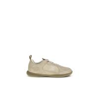 Burberry Beige Calf Leather Bos Taurus Athletic Sneakers - EU43/US10