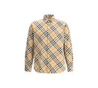 Burberry Beige Cotton Pattern Shirt - L