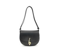 Burberry Black Calf Leather Bos Taurus Shoulder Bag