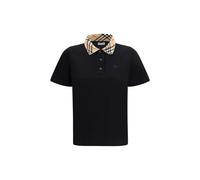 Burberry Black Cotton Polo Shirt - S