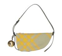Burberry - Borsa a Spalla Sling Shield con Motivo Check - - Bags - Donna - Multicolore - ONE SIZE