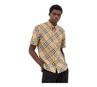 Burberry - Camicia Classic Check in Popeline - - Shirts - Uomo - Beige - S