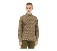 Burberry - Camicia Classica a Quadri in Cotone - - Shirts - Uomo - Marrone - L