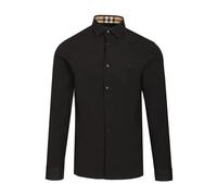 Burberry - Camicia Classica in Cotone con Elastan - - Shirts - Uomo - Nero - S