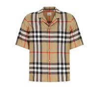 Burberry - Camicia in Seta Ricamata - - Shirts - Uomo - Multicolore - M