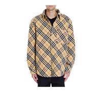 Burberry - Camicia Vintage in Lana a Quadri - - Shirts - Uomo - Beige - L