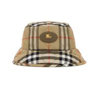 Burberry - Cappello a secchiello trapuntato con ferro di cavallo - - Accessories - Donna - Beige - S