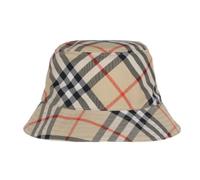 Burberry - Cappello bucket in tela ricamato - - Accessories - Donna - Beige - S