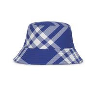 Burberry - Cappello da Pescatore a Quadri Stagionali - - Accessories - Uomo - Blu - S