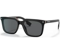 Occhiali da sole Burberry Be4337 carnaby cod. colore 379887 Uomo Squadrata Nero