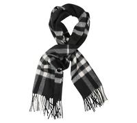 Burberry - Cashmere Check Scarf - - Accessories - Donna - Nero - ONE SIZE