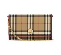 Burberry - Check Chain Wallet - - Bags - Donna - Multicolore - ONE SIZE