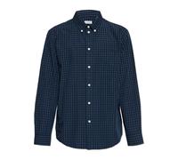 Burberry - Check Cotton Shirt - - Shirts - Uomo - Blu - XS