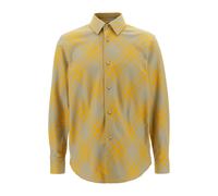 Burberry - Check Cotton Shirt - - Shirts - Uomo - Multicolore - S