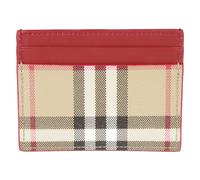 Burberry - Check Credit Card Case - - Accessories - Donna - Beige - ONE SIZE