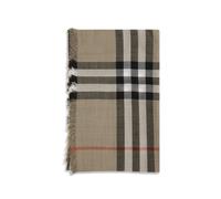 Burberry Check Reversible Wool and Silk Scarf