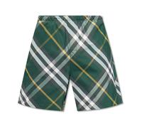Burberry - Check Swim Shorts - - Swimwear - Uomo - Verde - S