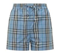 Burberry - Checked Drawstring Shorts - - Shorts - Donna - Blu - 2XS