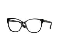 Burberry Donna BE2345 CAROLINE 3001 Montature da vista Acetato Nero Trasparente Squadrata Normale