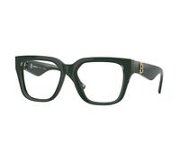 Burberry Donna BE2403 4038 Montature da vista Acetato Verde Squadrata Normale