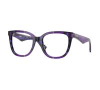 Burberry Donna BE2415 4113 Montature da vista Acetato Viola Squadrata Normale