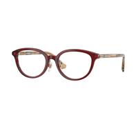 Burberry Donna BE2435D 4176 Montature da vista Acetato Rosso Trasparente Pantos Normale