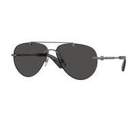 Burberry Donna BE3151 131687 Occhiali da sole Metallo Grigio Grigio Pilot Normale