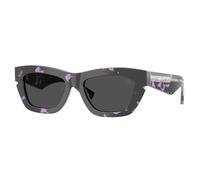 Burberry Donna BE4454 415987 Occhiali da sole Acetato Viola Grigio Cat Eye Normale