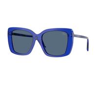 Burberry Donna BE4456 416880 Occhiali da sole Acetato Blu Blu Squadrata Normale