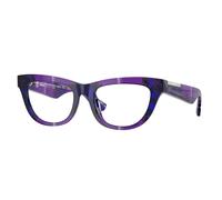 Burberry Donna Burberry BE2406U 4113 Montature da vista Acetato Viola Trasparente Squadrata Normale