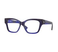 Burberry Donna Burberry BE2420 4114 Montature da vista Acetato Blu Trasparente Cat Eye Normale