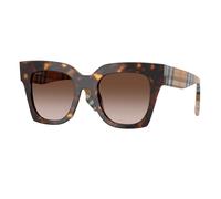 Burberry Donna Burberry BE4364 KITTY 425113 Occhiali da sole Acetato Marrone Marrone Squadrata Normale Sfumato
