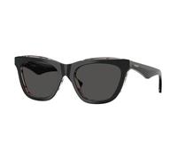 Burberry Donna Burberry BE4435 412187 Occhiali da sole Acetato Nero Grigio Cat Eye Normale