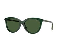 Burberry Donna Burberry BE4455 416271 Occhiali da sole Acetato Verde Verde Pantos Normale