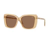 Burberry Donna Burberry BE4456 416773 Occhiali da sole Acetato Beige Marrone Squadrata Normale
