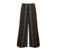 Burberry - Eleganti Pantaloni Palazzo - - Trousers - Donna - Marrone - 2XS