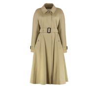 Burberry - Ellingham Fit-and-Flare Car Coat - - Coats - Donna - Beige - S