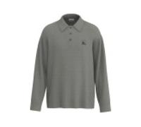Burberry - Emory Polo Shirt - - Tops - Uomo - Grigio - S