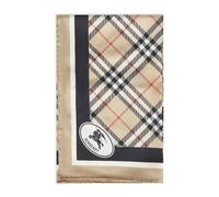 Burberry - Foulard in Seta a Quadri - - Accessories - Donna - Beige - ONE SIZE
