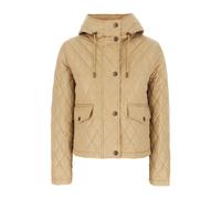 Burberry - Giacca Corta Trapuntata con Cappuccio Pembroke - - Jackets - Donna - Beige - L