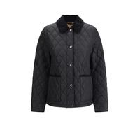 Burberry - Giacca trapuntata con bordo in velluto a coste - - Jackets - Donna - Nero - M