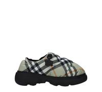 Burberry Green Fabric Slip-On Loafers - EU36/US6