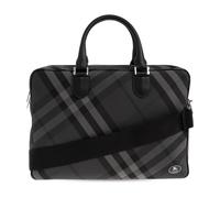 Burberry - Grid Briefcase - - Bags - Uomo - Grigio - ONE SIZE