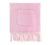 Burberry - Logo Alpaca Wool Blend Hooded Scarf - - Accessories - unisex - Rosa - ONE SIZE